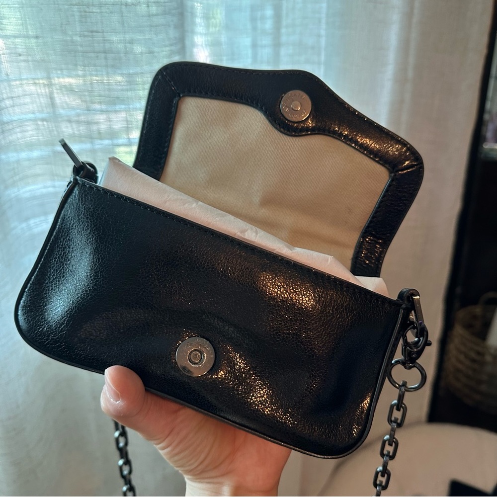 Black & gun metal Tory Burch Cross body ✨